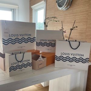 Louis Vuitton bags and boxes